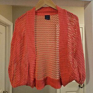 Coral cardigan
